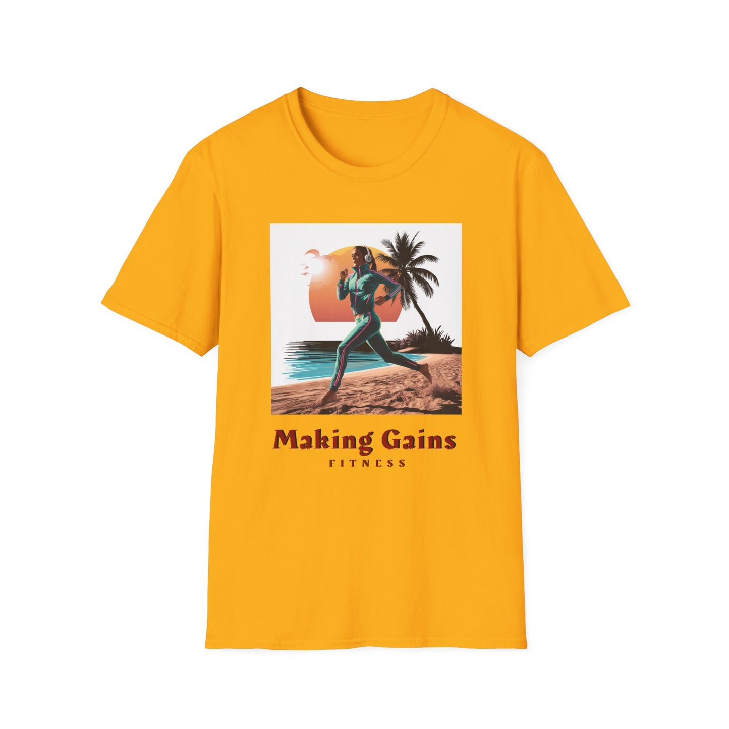 Making Gains Fitness Gym T-Shirt