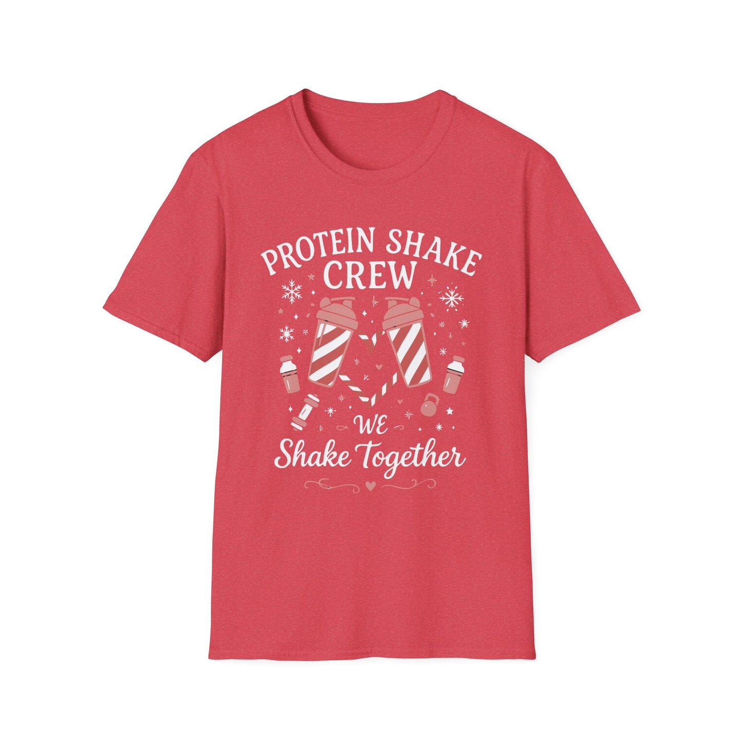 We Protein Shake Together Christmas Fitness T-shirt