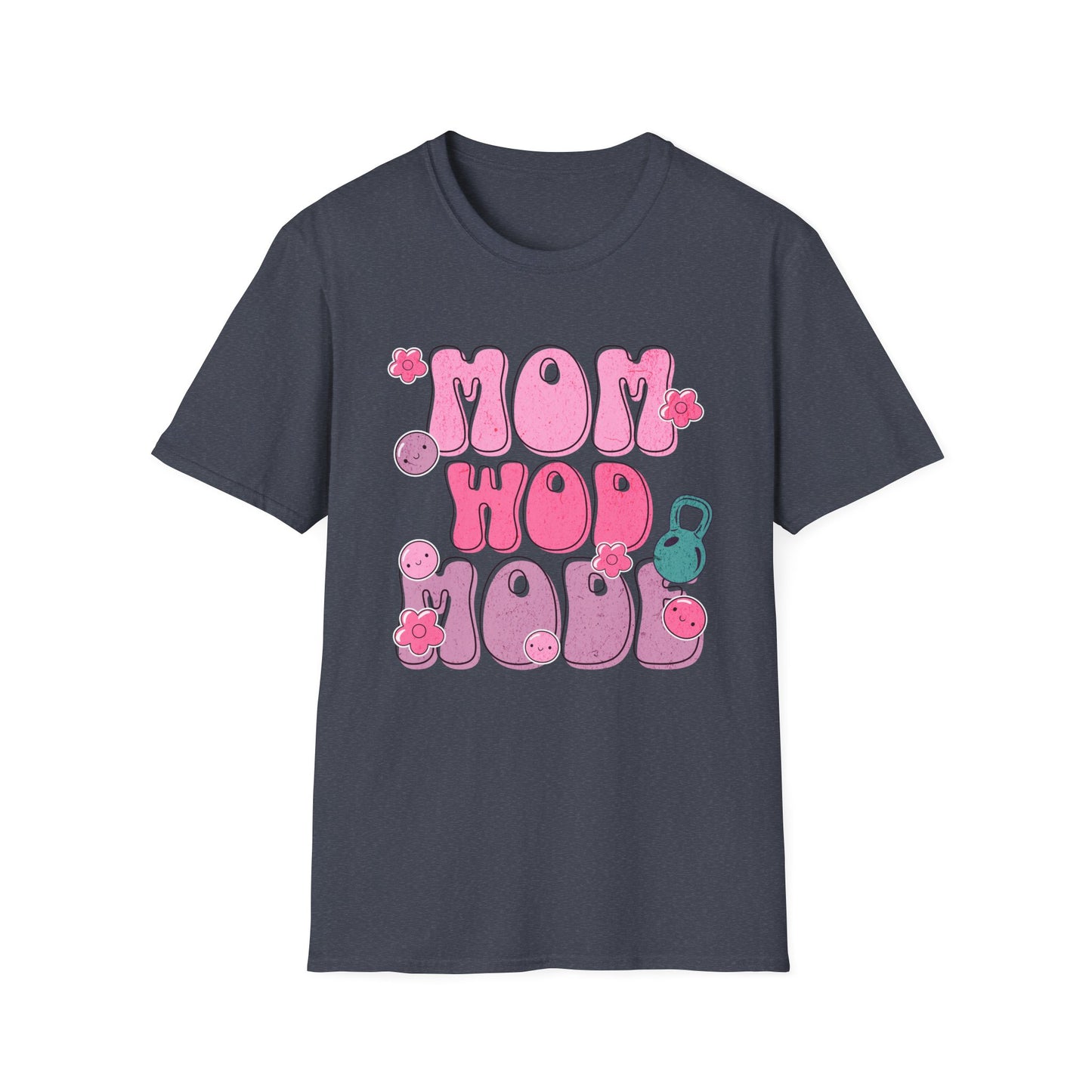 CrossFit Moms WOD Mode - Couple Fitness T-Shirt