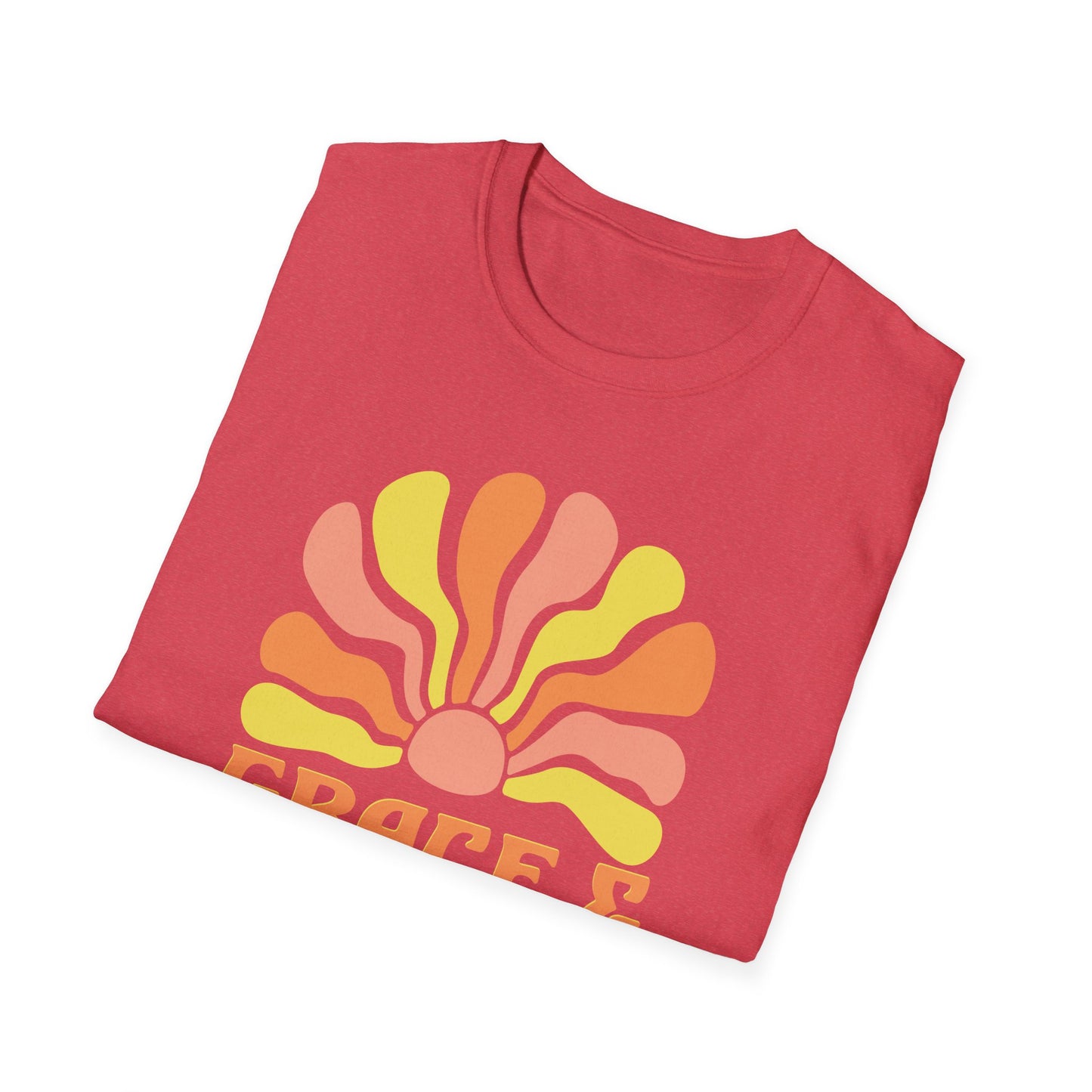 Grace & Gains Faith-Based Fitness T-Shirt