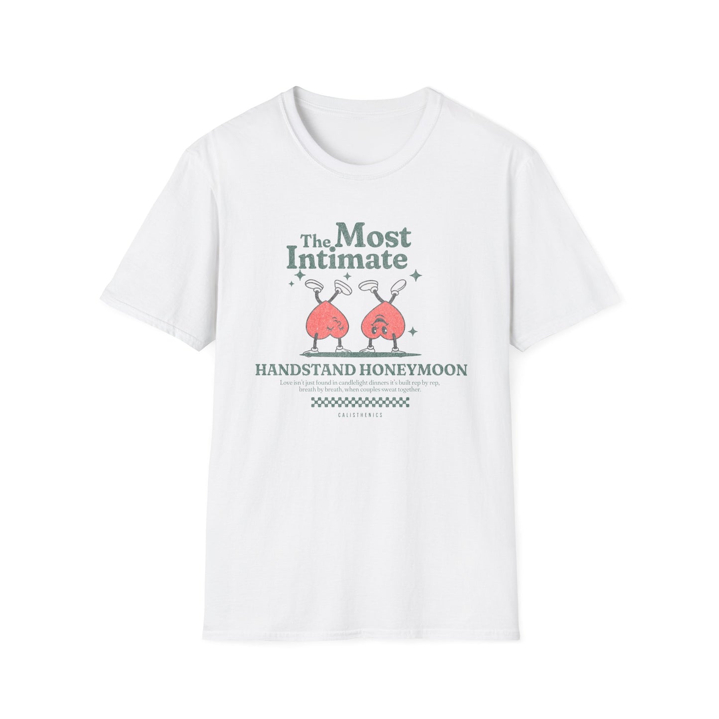 Couples Fitness T-Shirt - Calisthenics Handstand Honeymoon