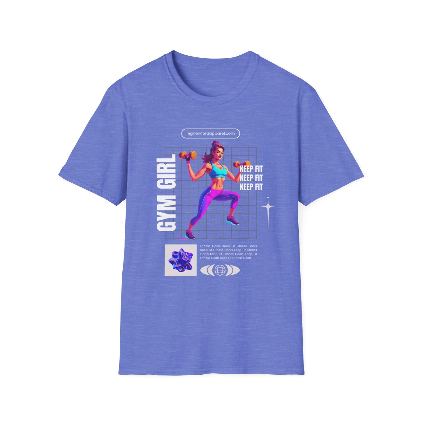 Gym Girl Keep Fit Gym T-Shirt