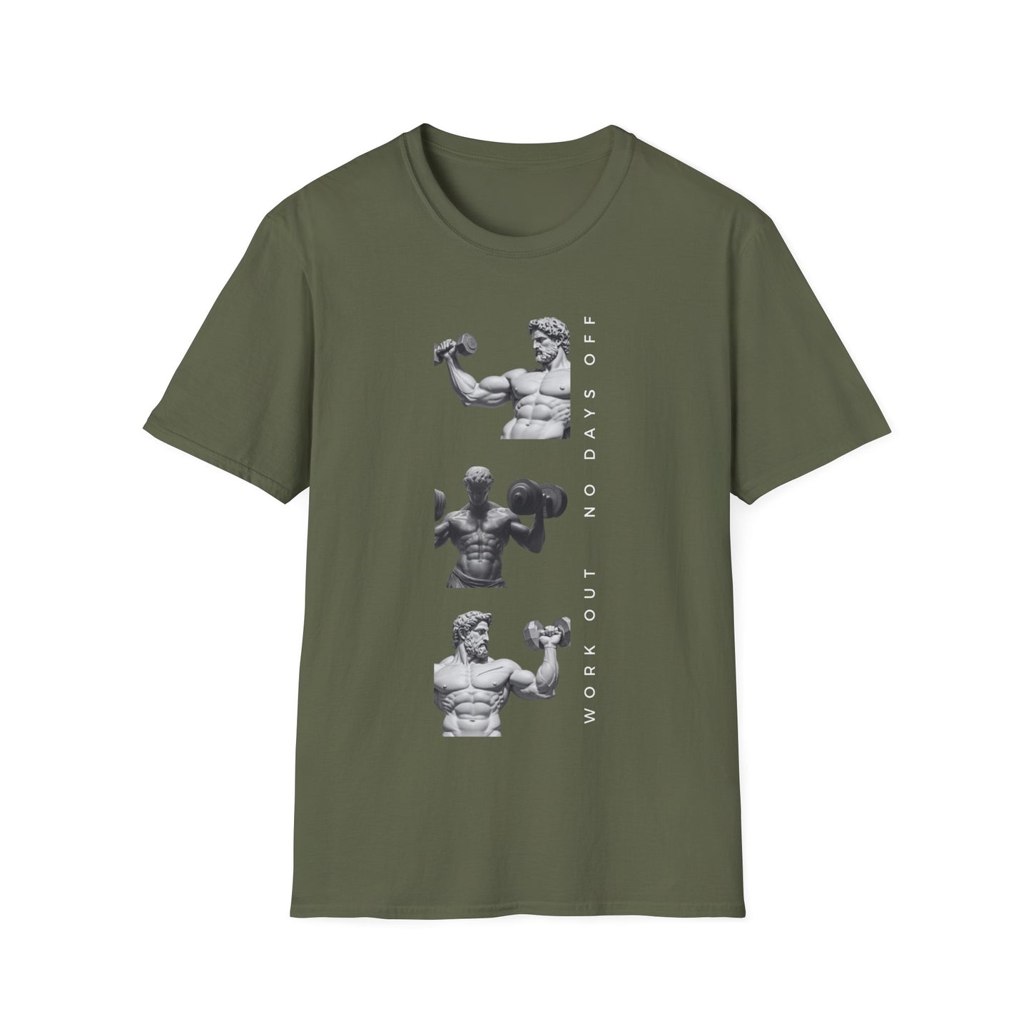 Work Out No Days Off Gym T-shirt