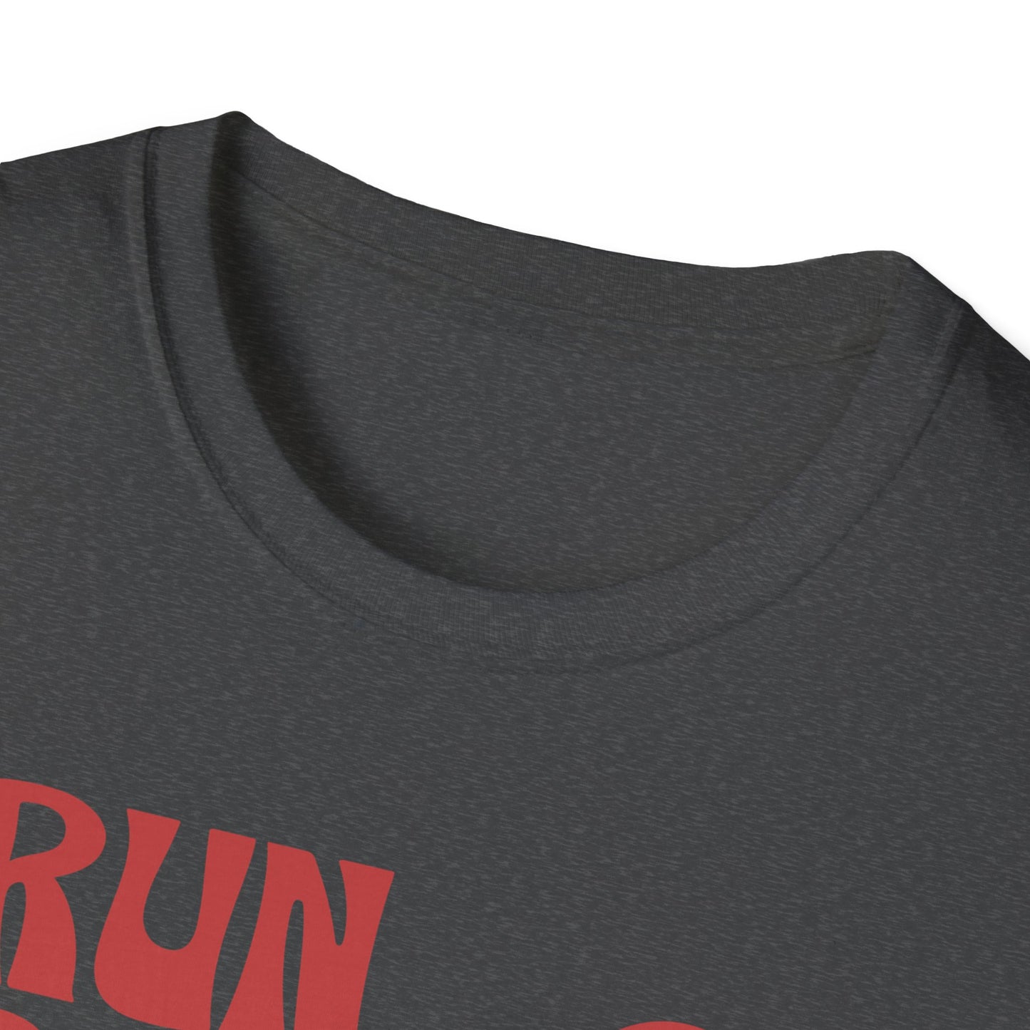 Fitness Couples Softstyle T-Shirt - Fit-over 40 Run Race Together Design