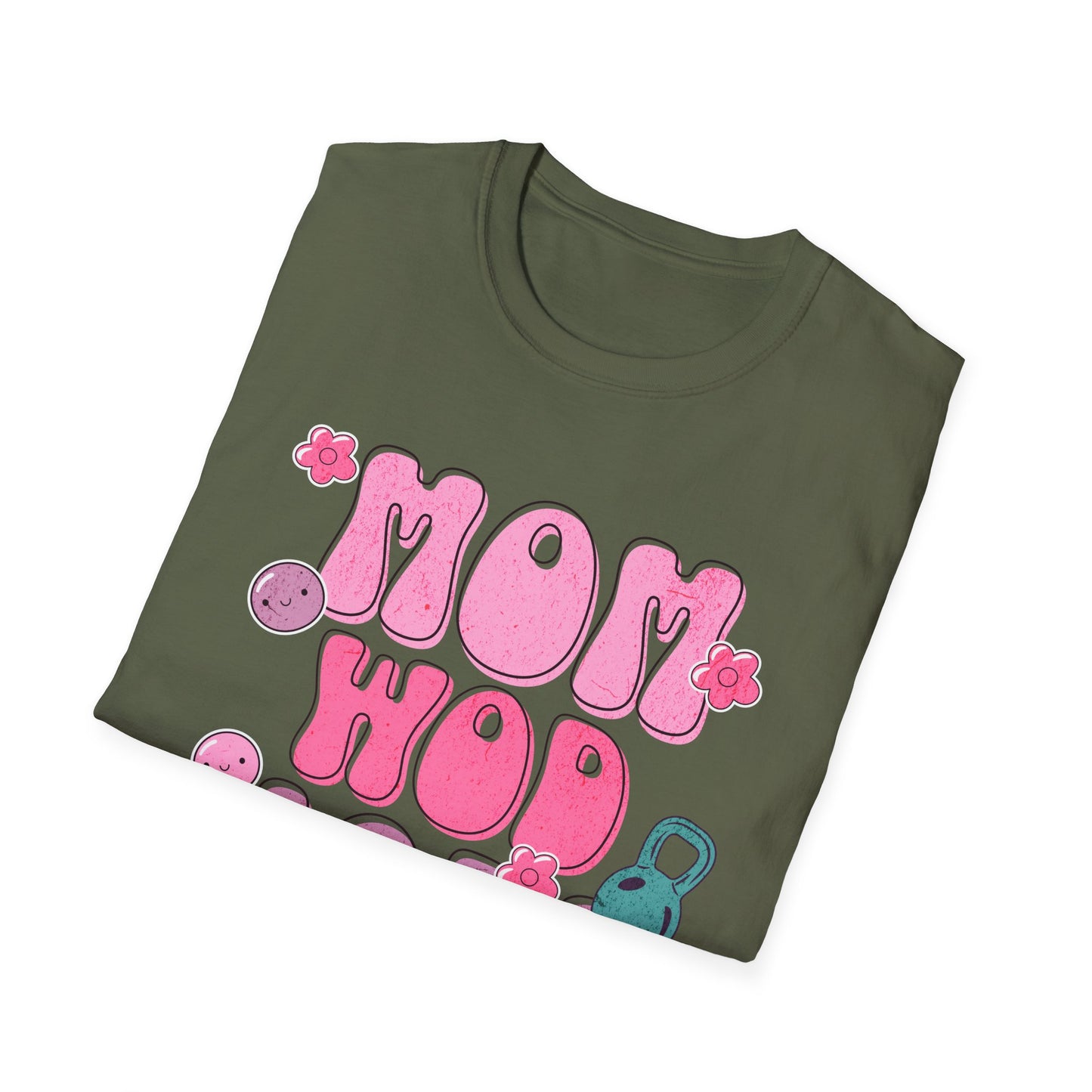 CrossFit Moms WOD Mode - Couple Fitness T-Shirt