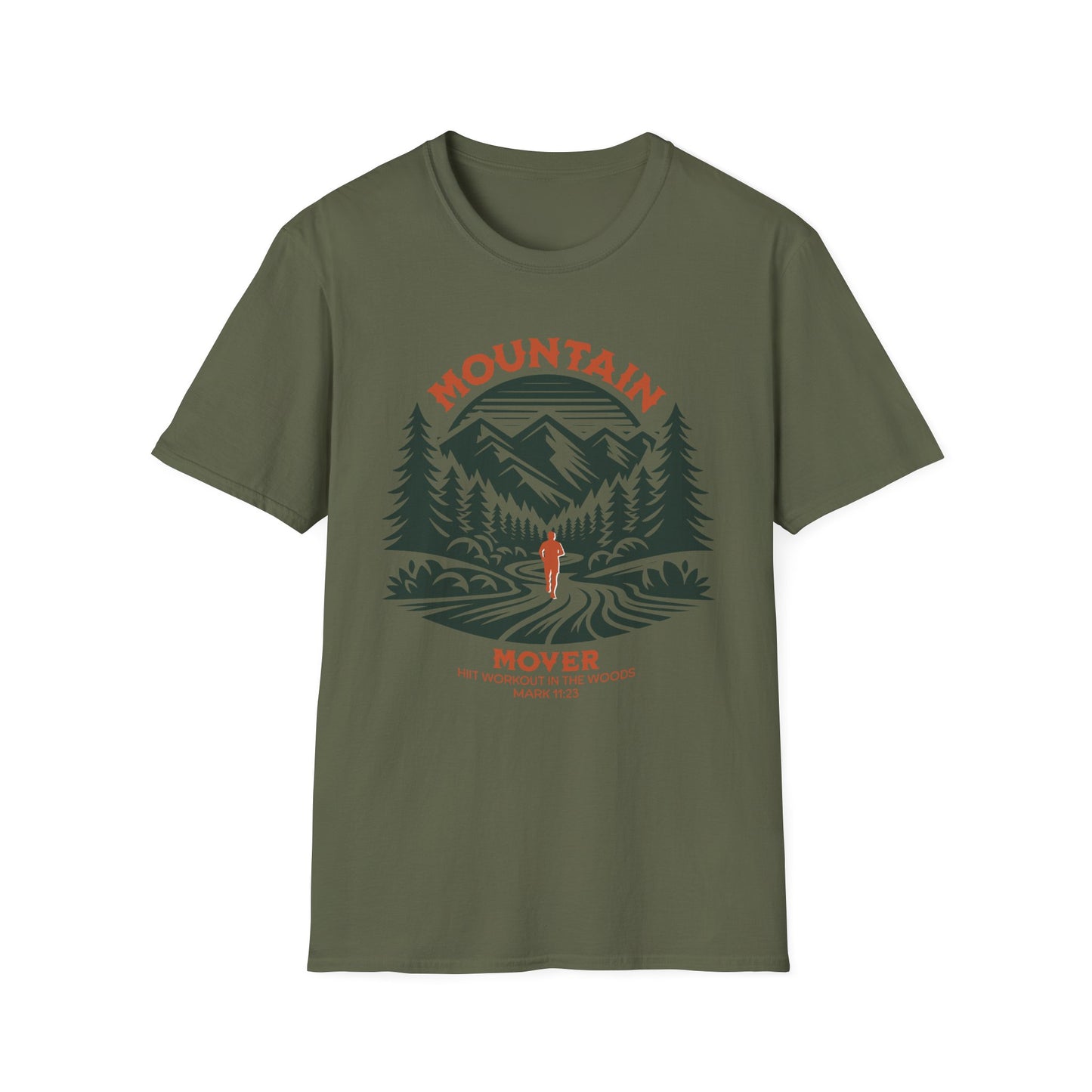 Faith-Based Outdoors T-Shirt - Mountain Mover Design