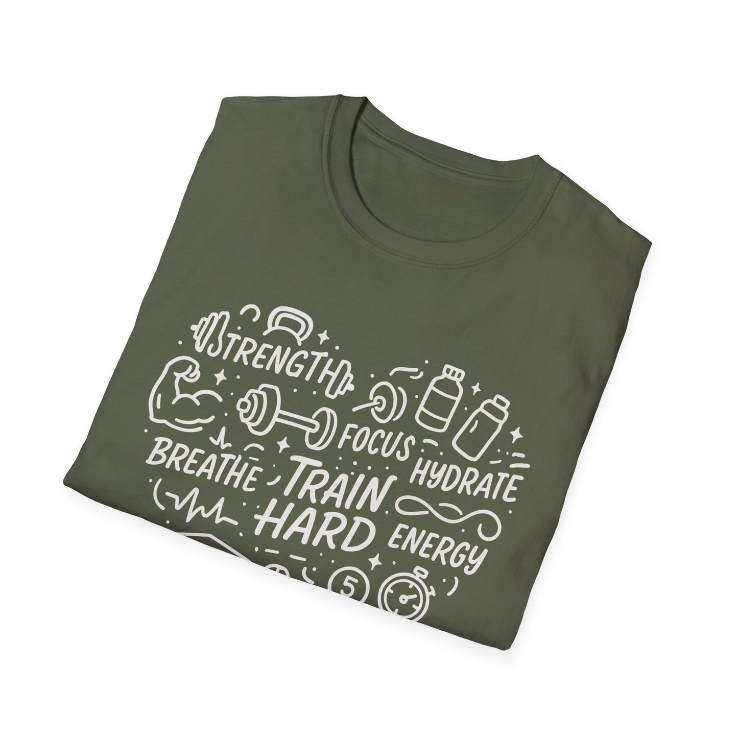 Train Heart Couple Fitness T-Shirt