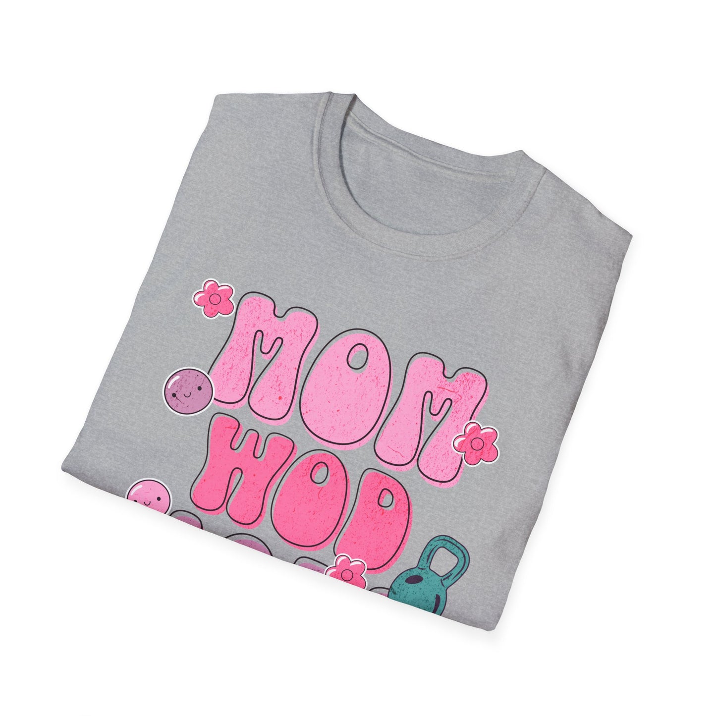 CrossFit Moms WOD Mode - Couple Fitness T-Shirt