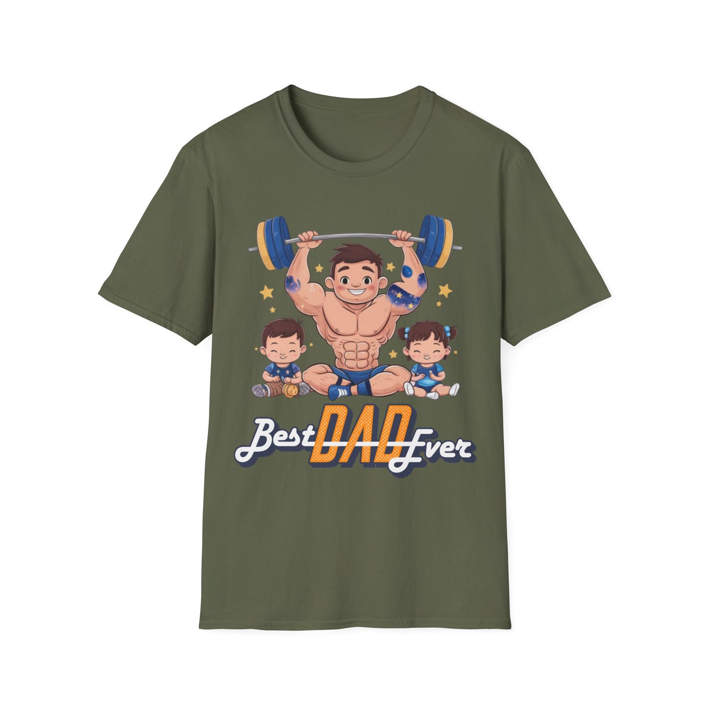 Best Dad Ever Gym T-shirt