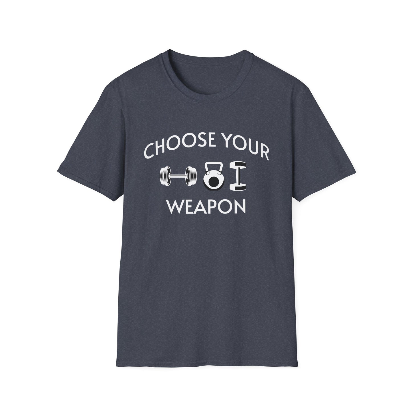 Choose Your Weapon - Fit-Over-40 Fitness T-Shirt