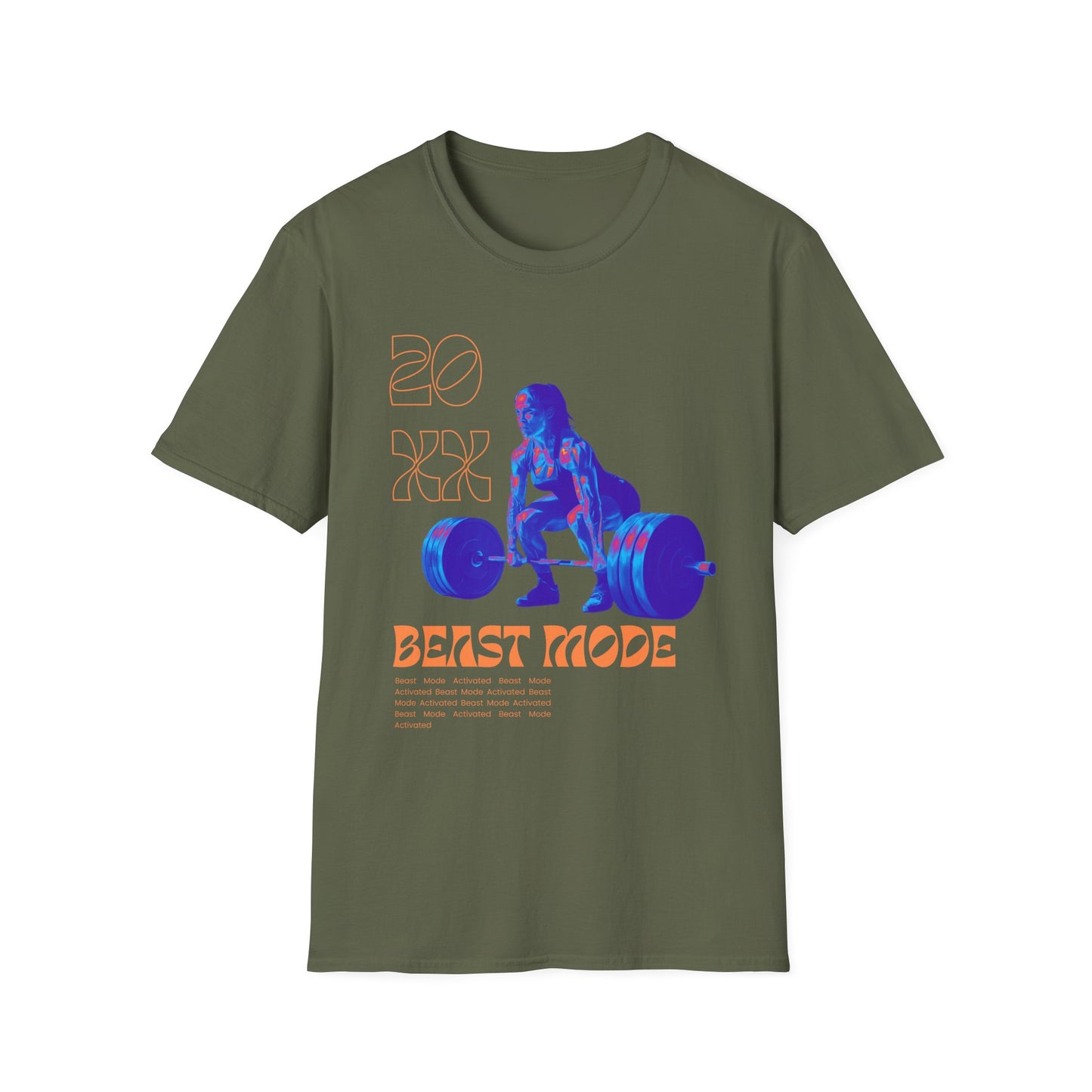 20XX Beast Mode Lady Gym T-Shirt