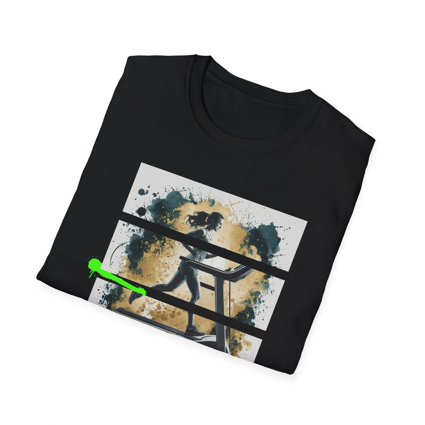 Run Fast Lift Heavy Gym Treadmill T-Shirt