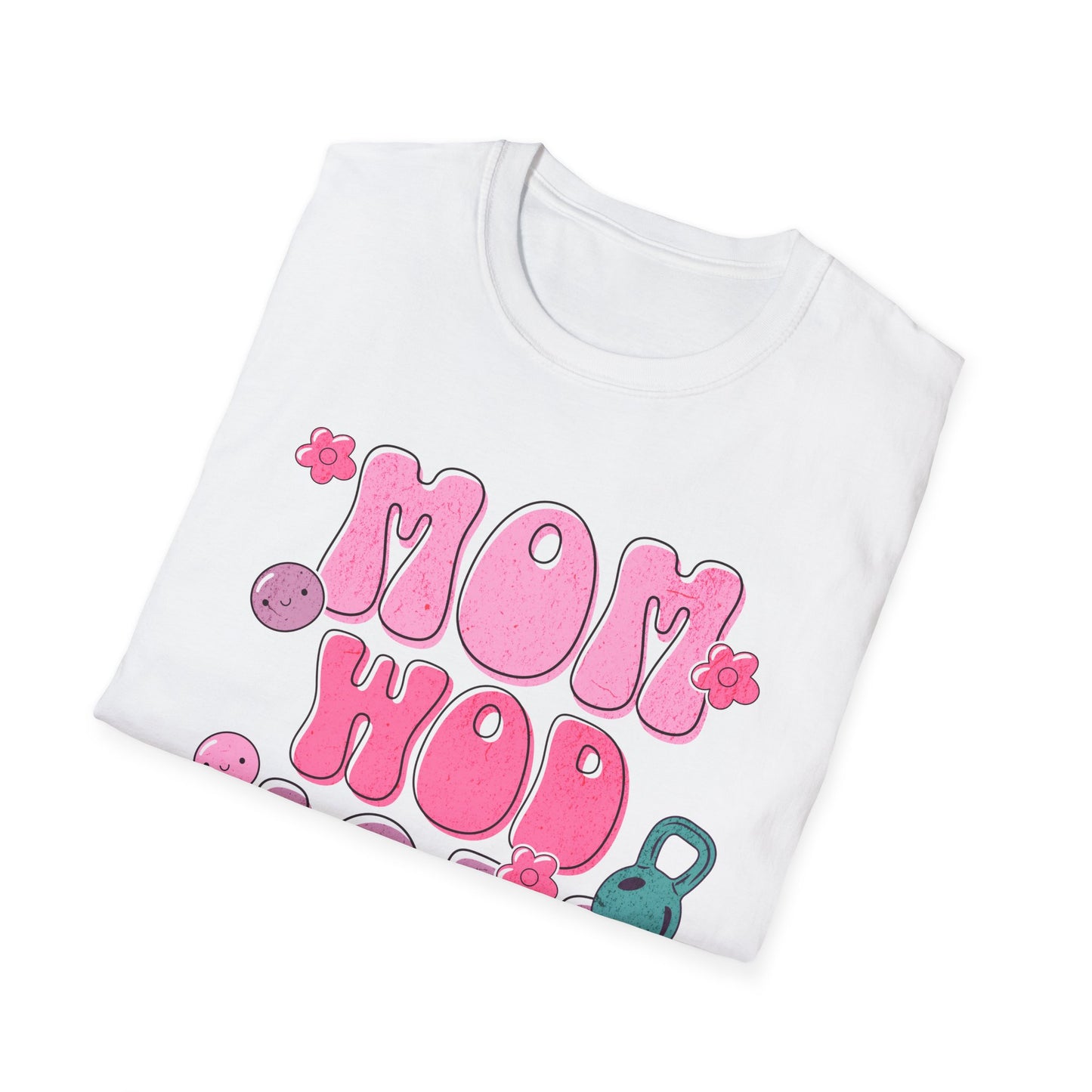 CrossFit Moms WOD Mode - Couple Fitness T-Shirt