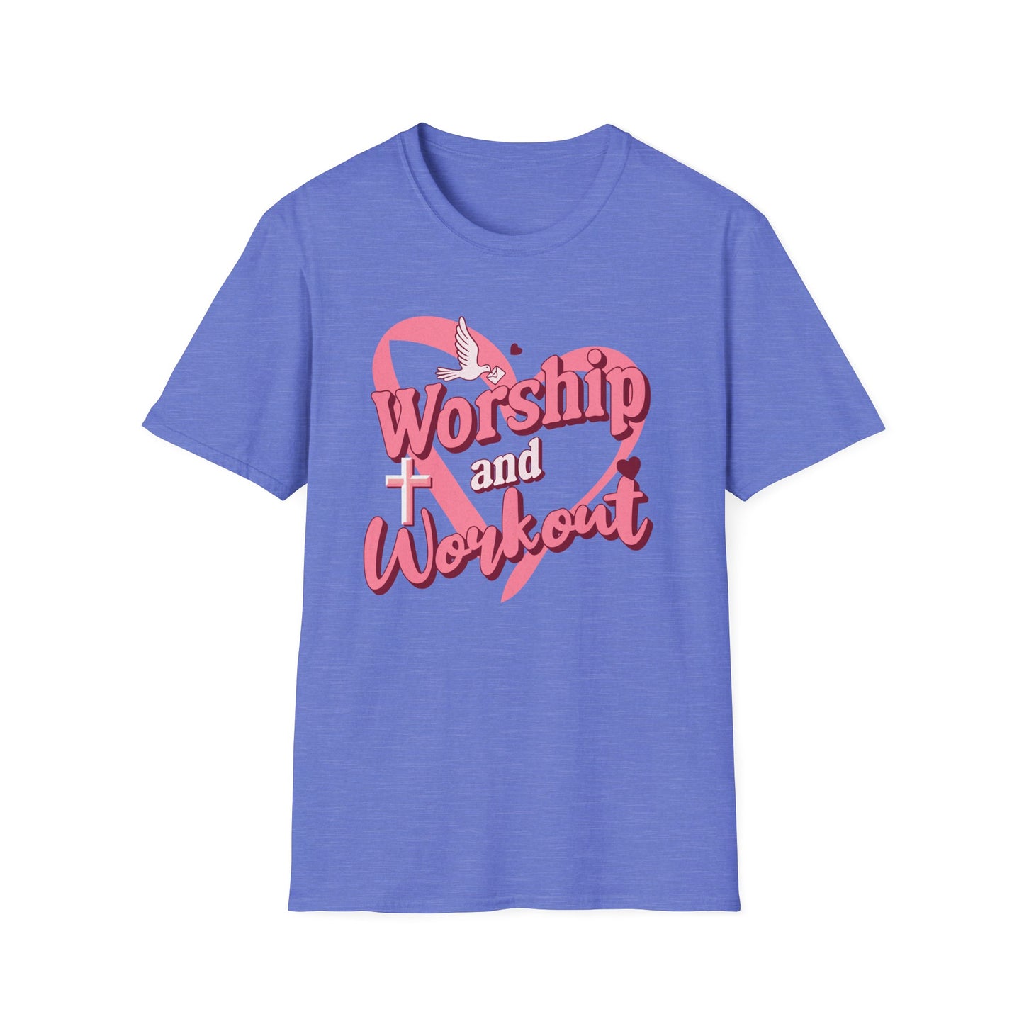 Workout & Worship - Faith-Based Fitness T-Shirt 2