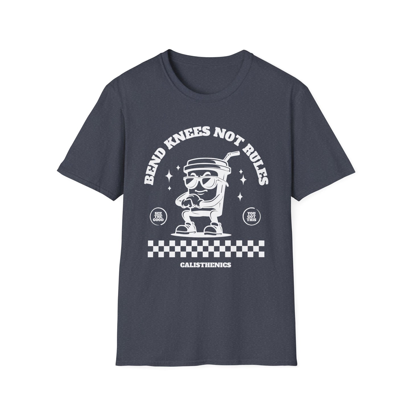 Faith-Based Calisthenics T-Shirt - Fit-over 40 Aging in Reverse Design