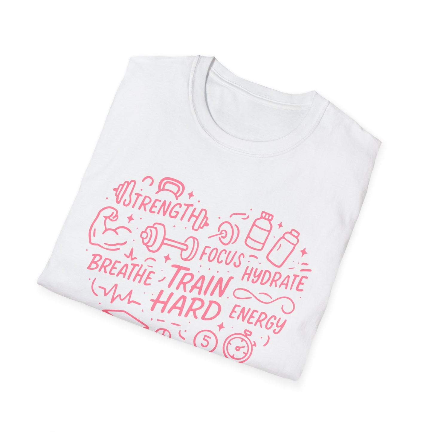 Train Heart Couple Fitness T-Shirt