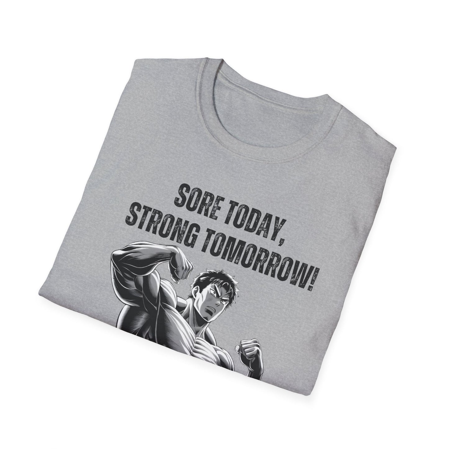Sore Today Strong Tomorrow Gym Black & White T-Shirt