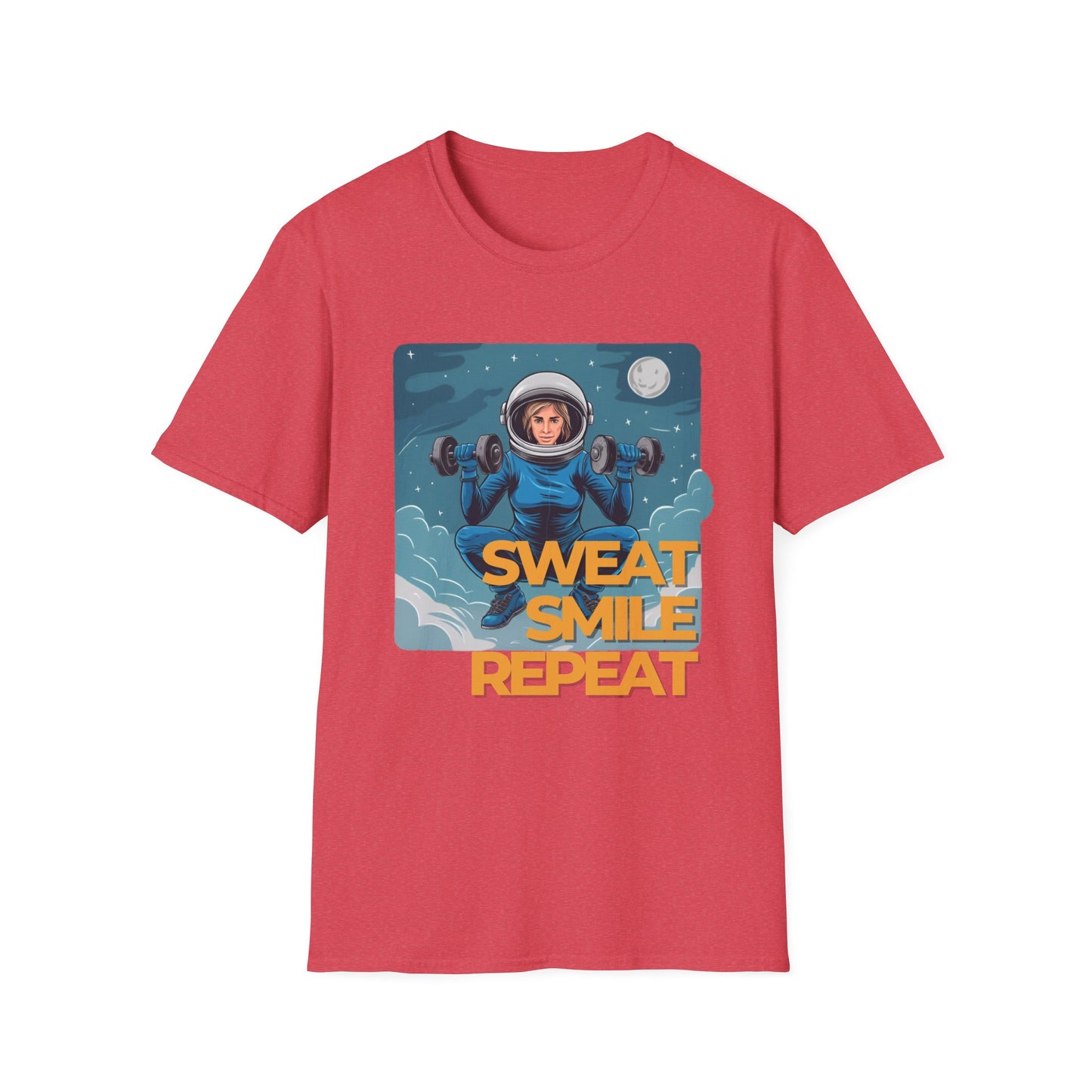 Sweat Smile Repeat Gym T-Shirt