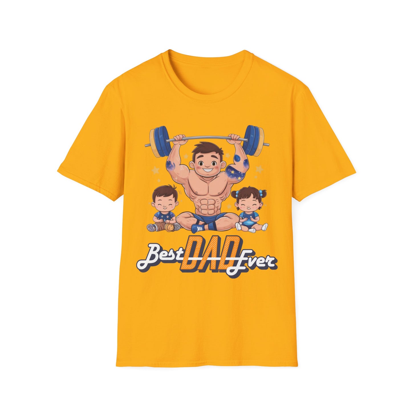 Best Dad Ever Gym T-shirt