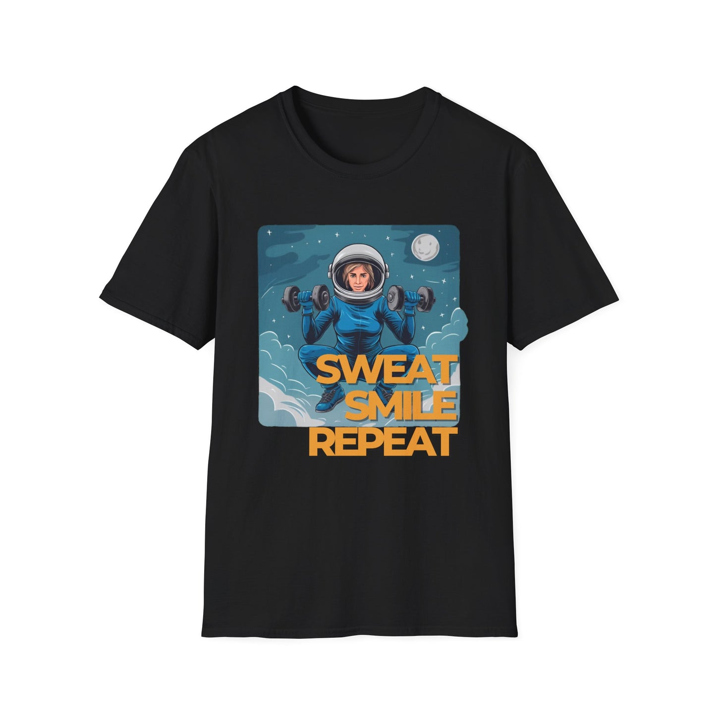 Sweat Smile Repeat Gym T-Shirt