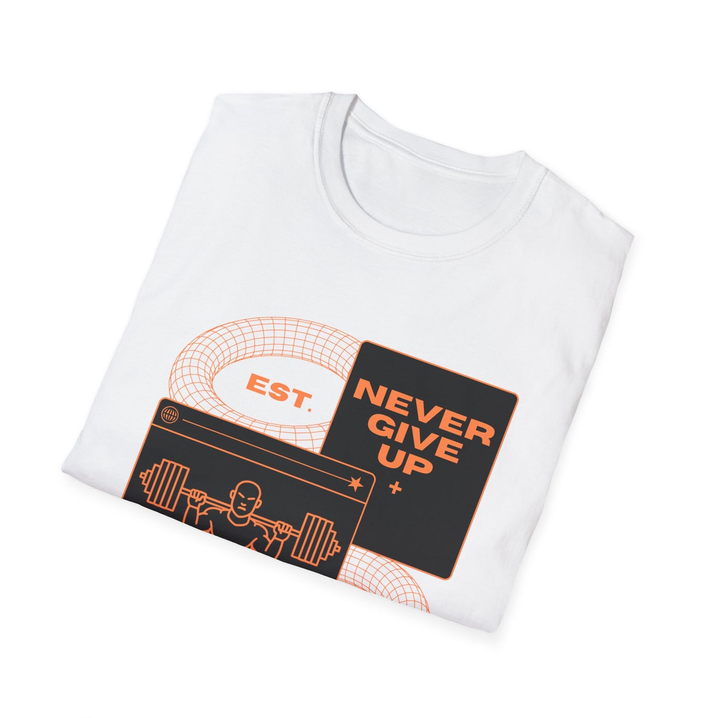 Never Give Up Est. 2025 Gym T-shirt