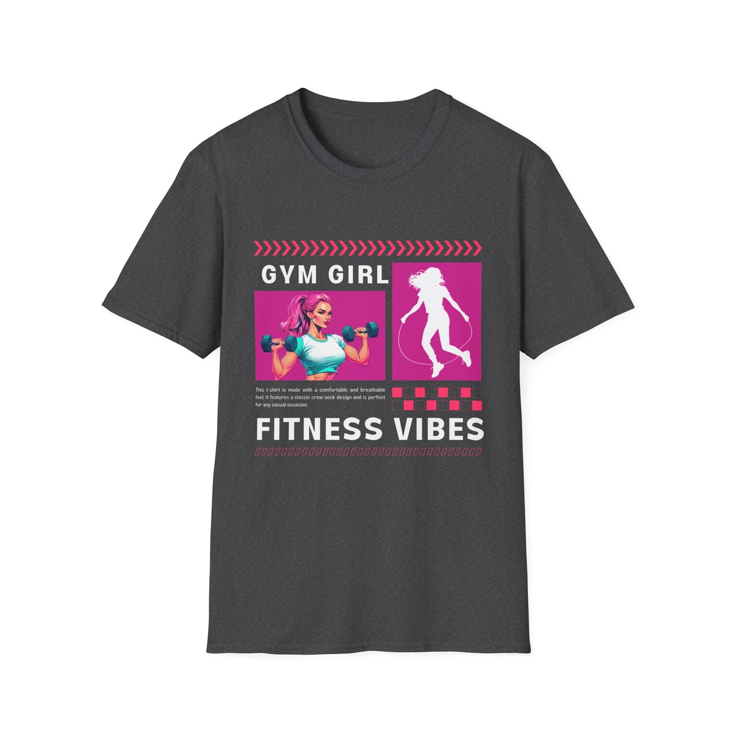 Gym Girl Fitness Vibes Gym T-shirt