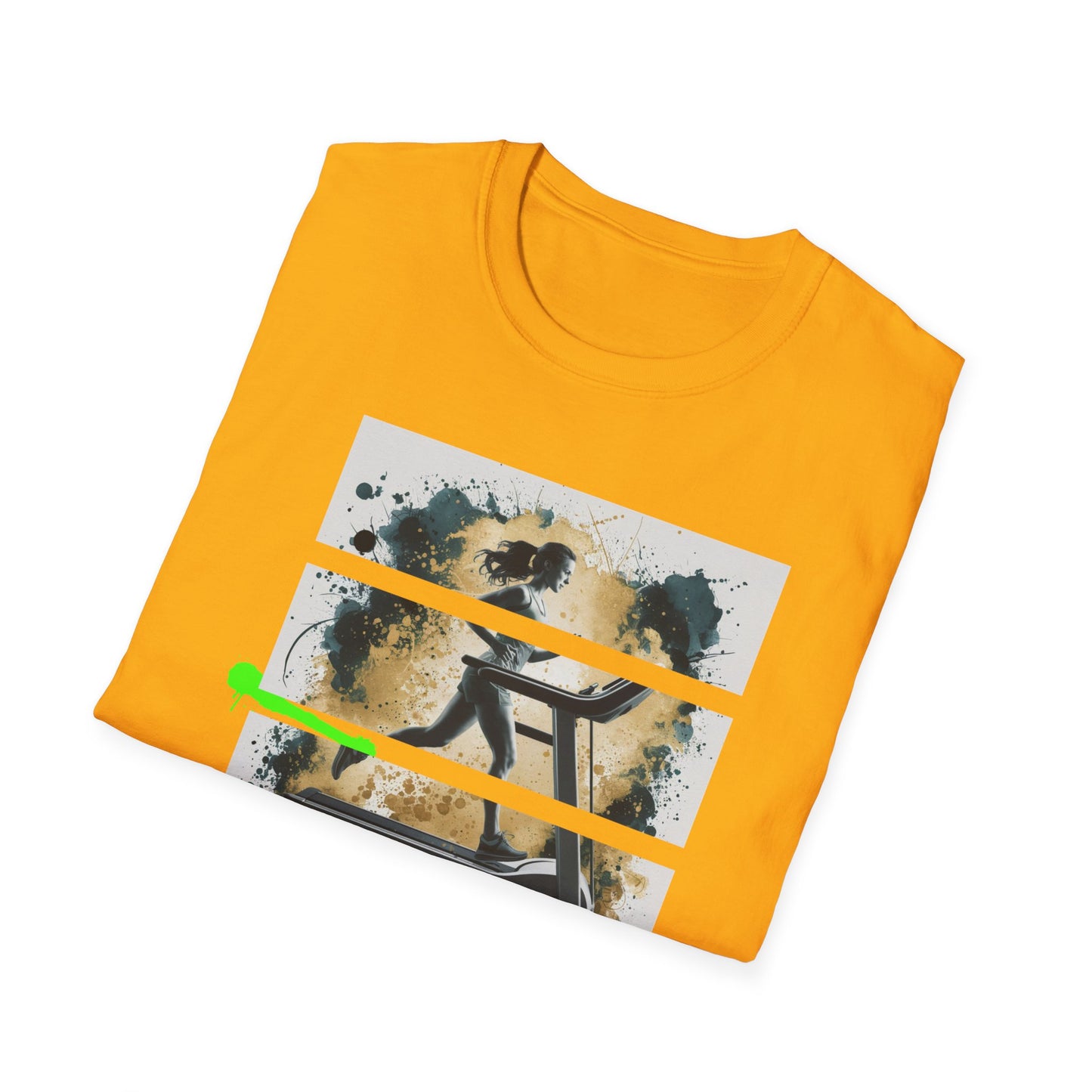 Run Fast Lift Heavy Gym Treadmill T-Shirt