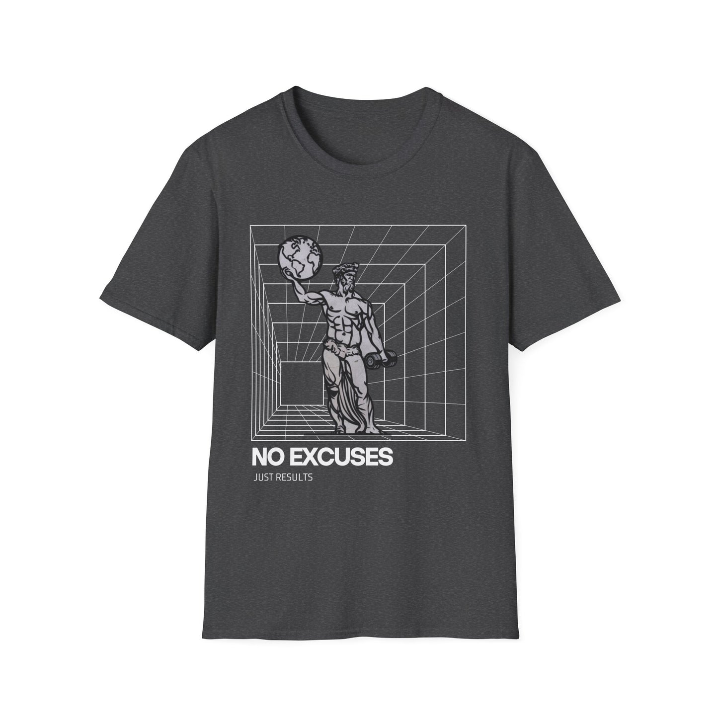 No Excuses Just Results Gym T-shirt