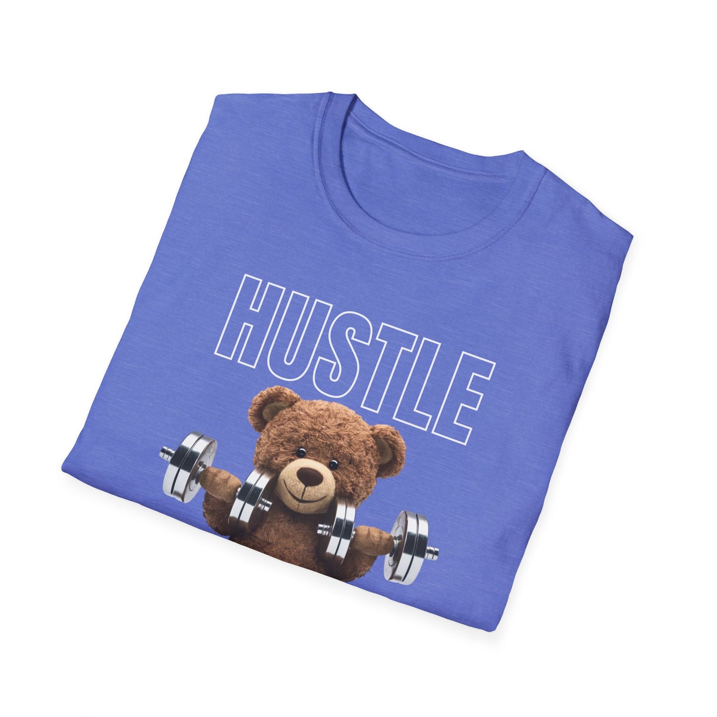 Hustle Muscle Bear Gym T-shirt