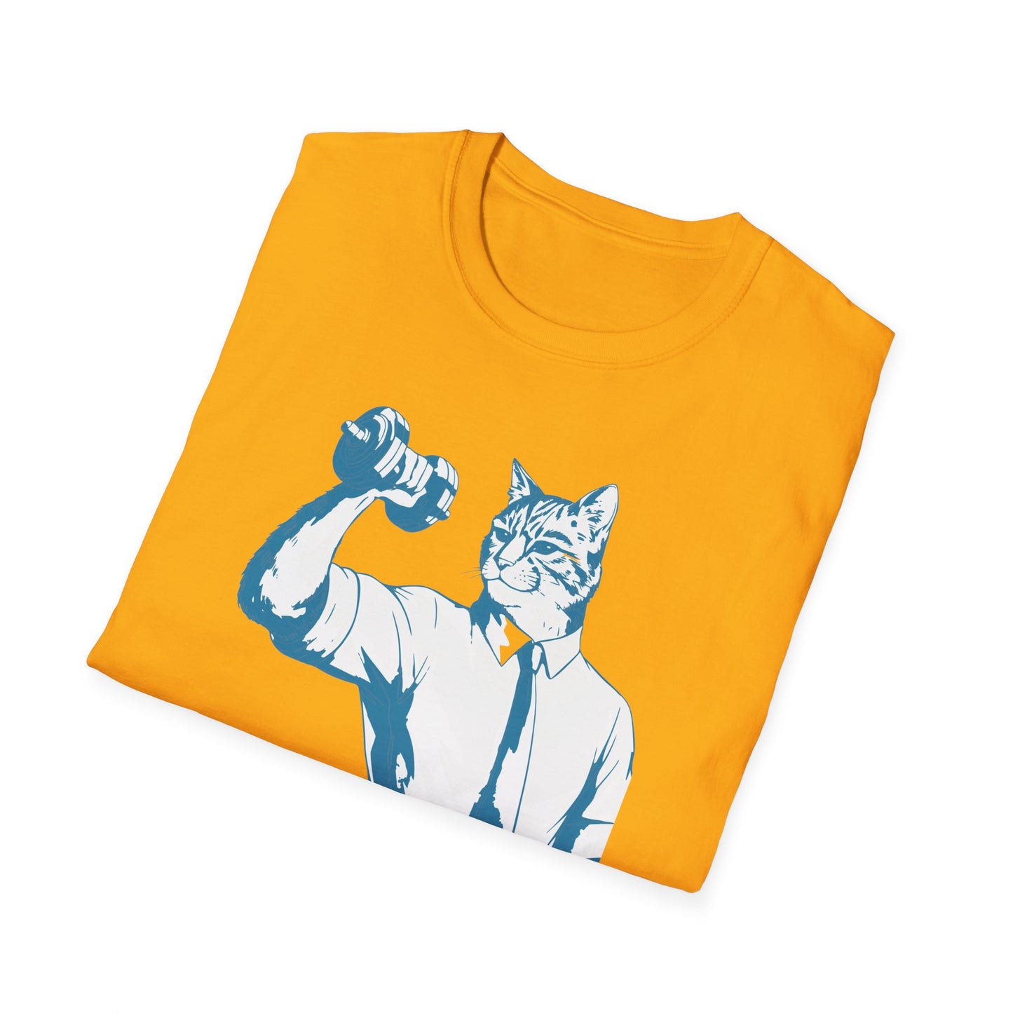 Unisex T-Shirt Powerlifting Corporate Cats 1 Rep Max Club