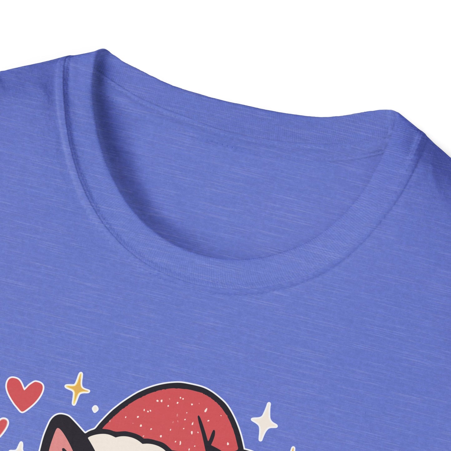 Meowy Christmas Cat Fitness T-shirt