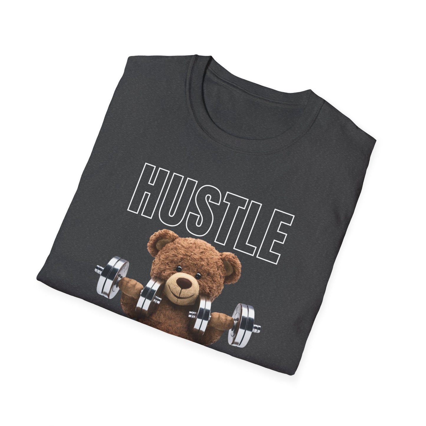 Hustle Muscle Bear Gym T-shirt