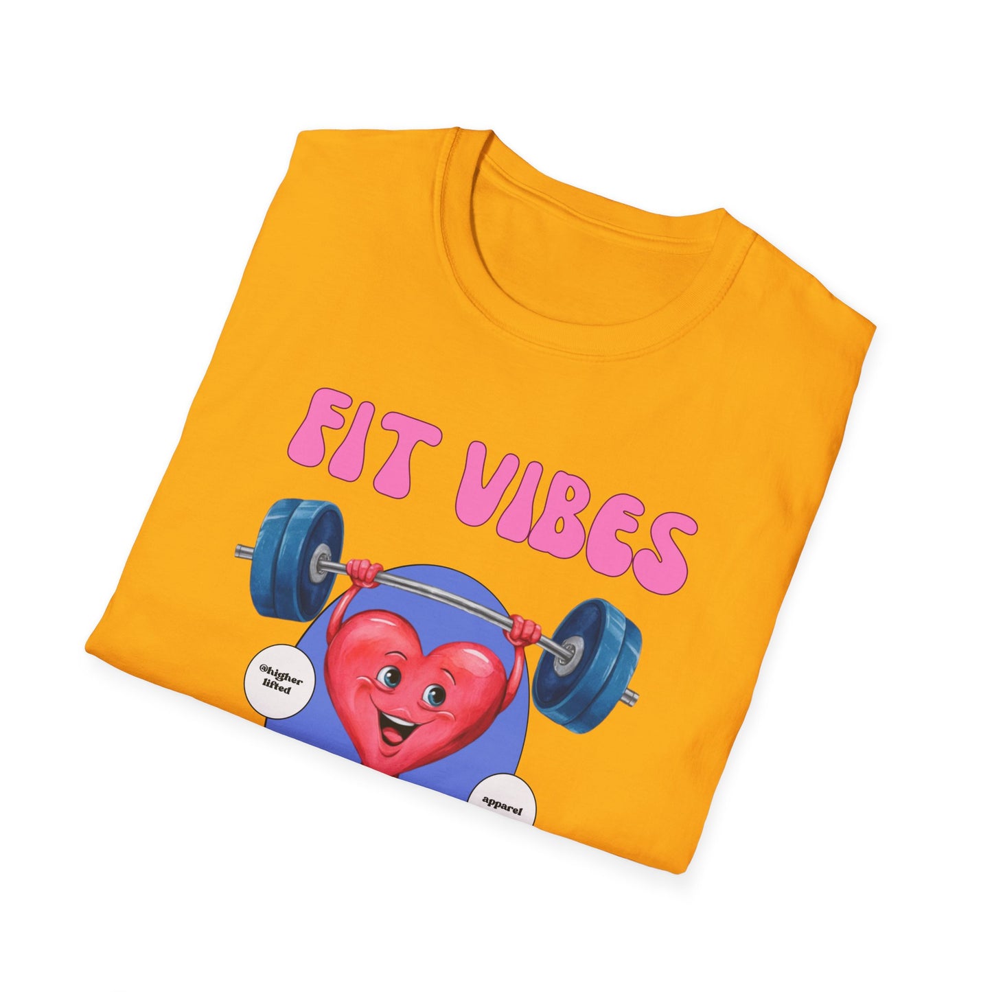 Fit Heart Vibes Only Gym T-Shirt