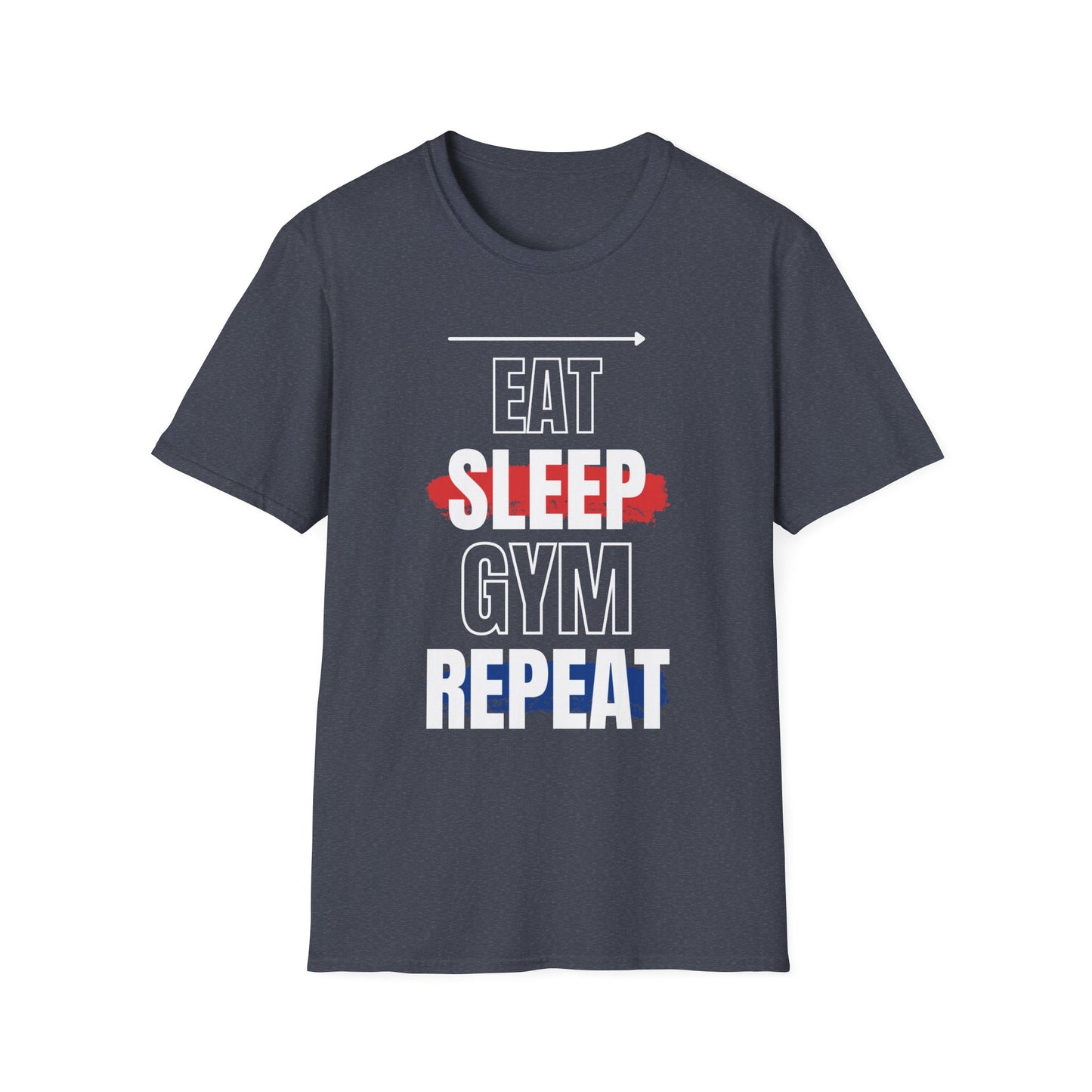 Eat Sleep Gym Repeat Gym T-shirt