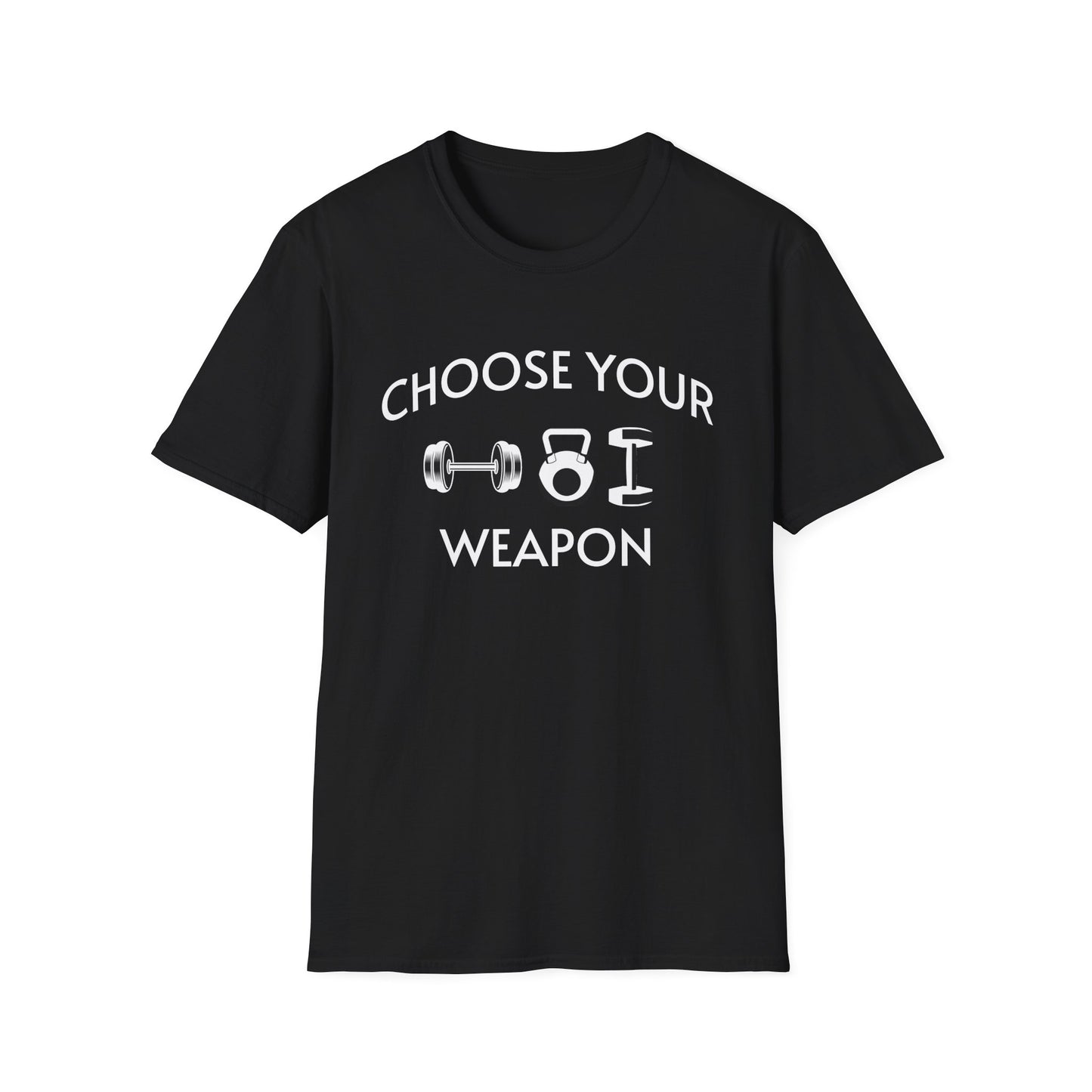 Choose Your Weapon - Fit-Over-40 Fitness T-Shirt