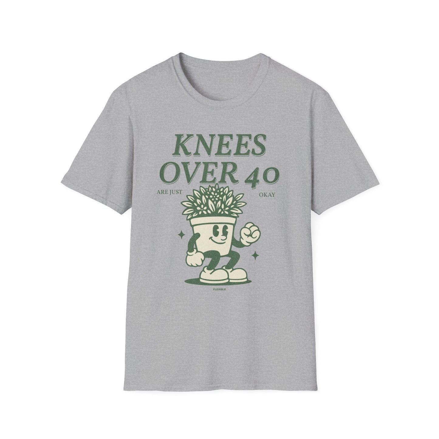 Fit Over 40 Knees Over 40 OK Unisex Softstyle Tee Shirt