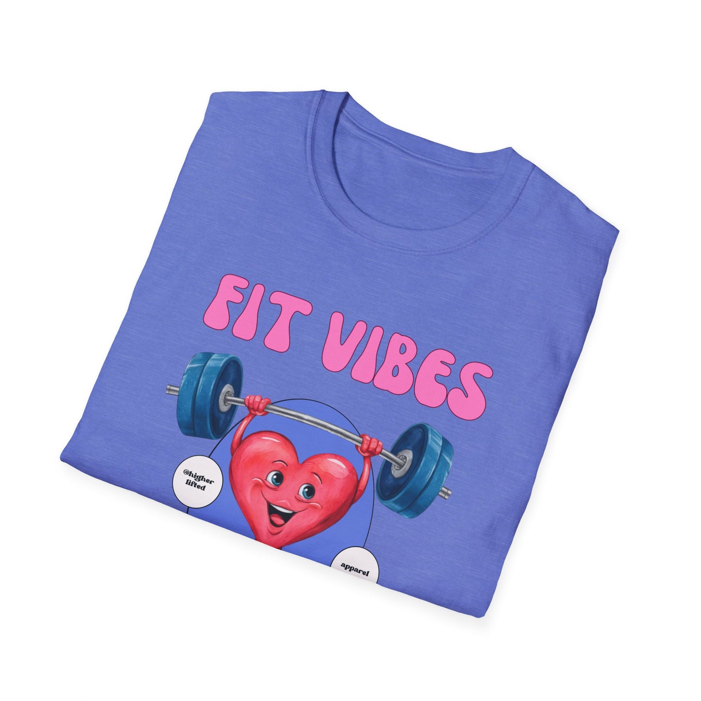 Fit Heart Vibes Only Gym T-Shirt