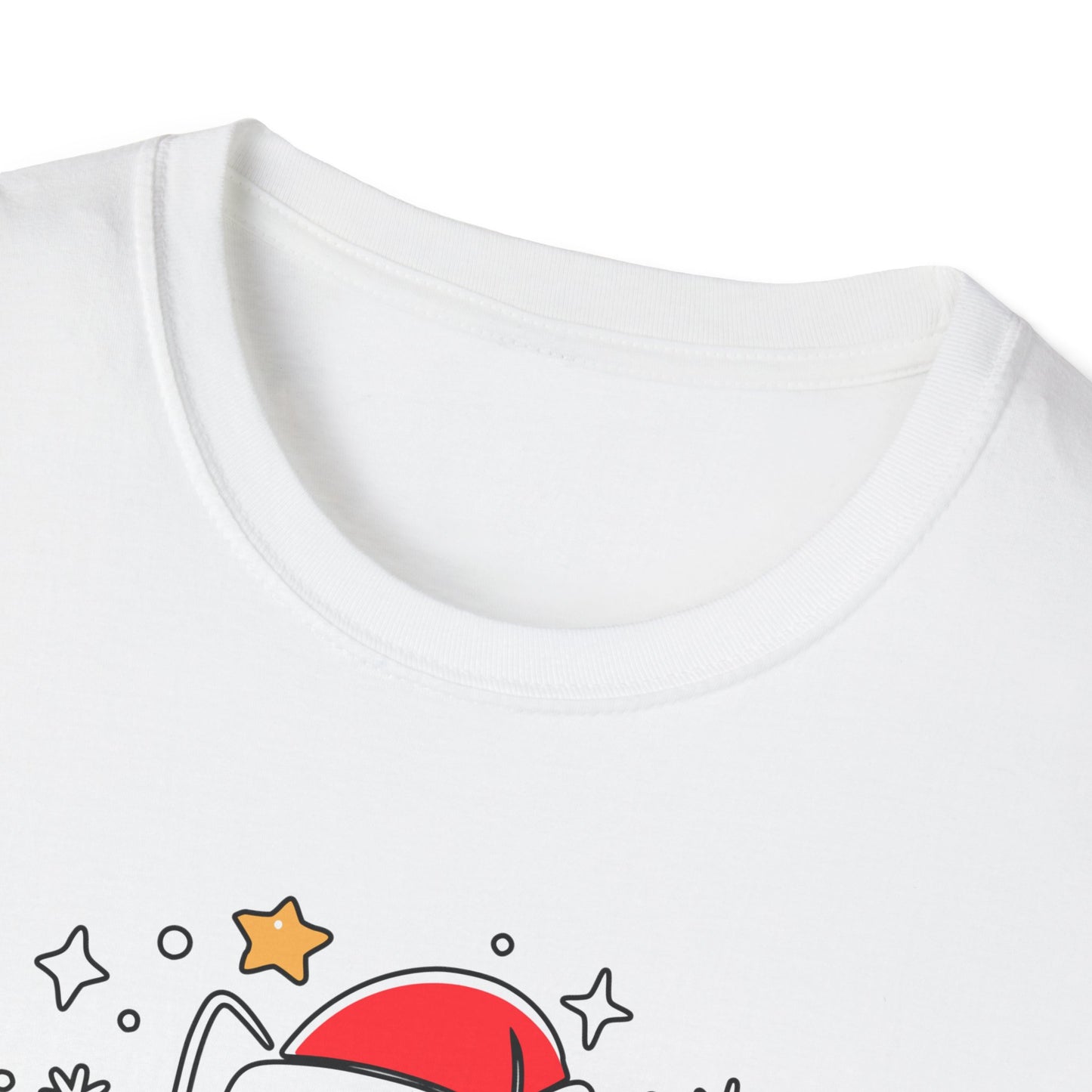 Christmas Cat Fitness T-shirt