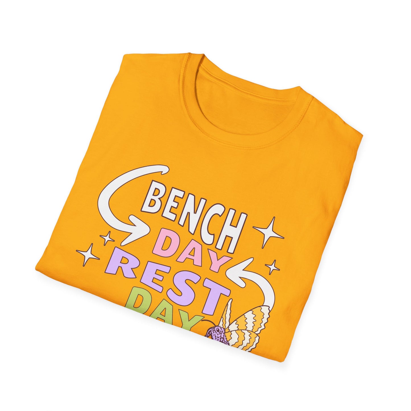 Powerlifting Bench Day Rest Day Genz Millenial Fitness T-Shirt
