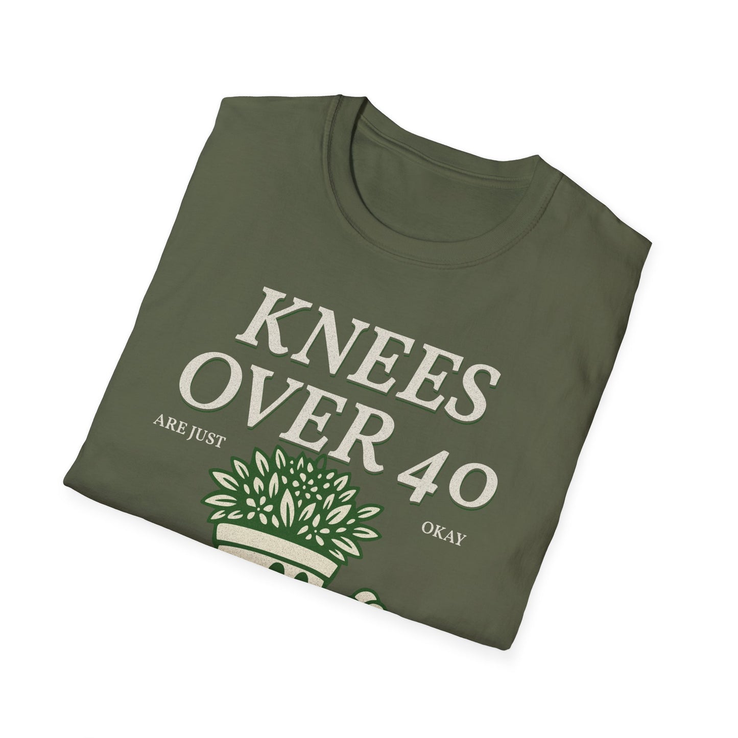 Fit Over 40 Knees Over 40 OK Unisex Softstyle Tee Shirt