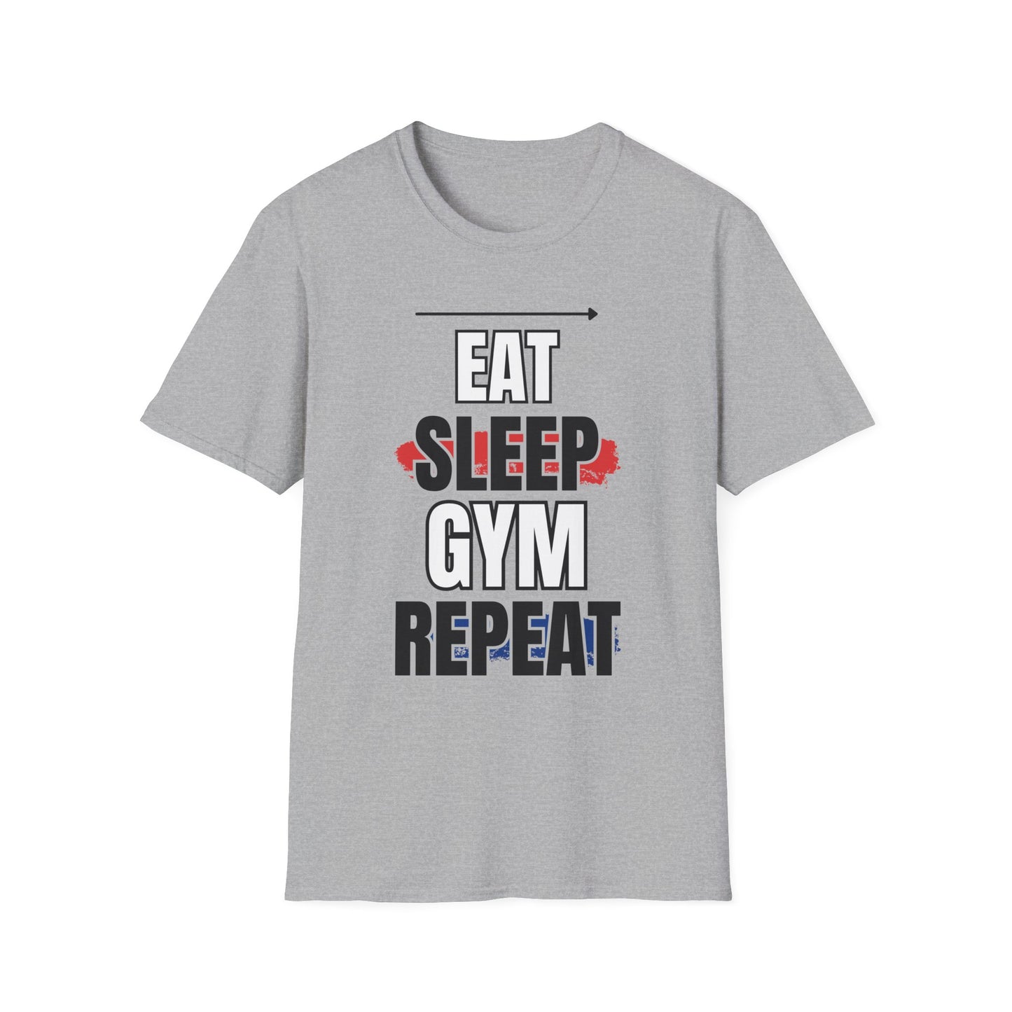 Eat Sleep Gym Repeat Gym T-shirt