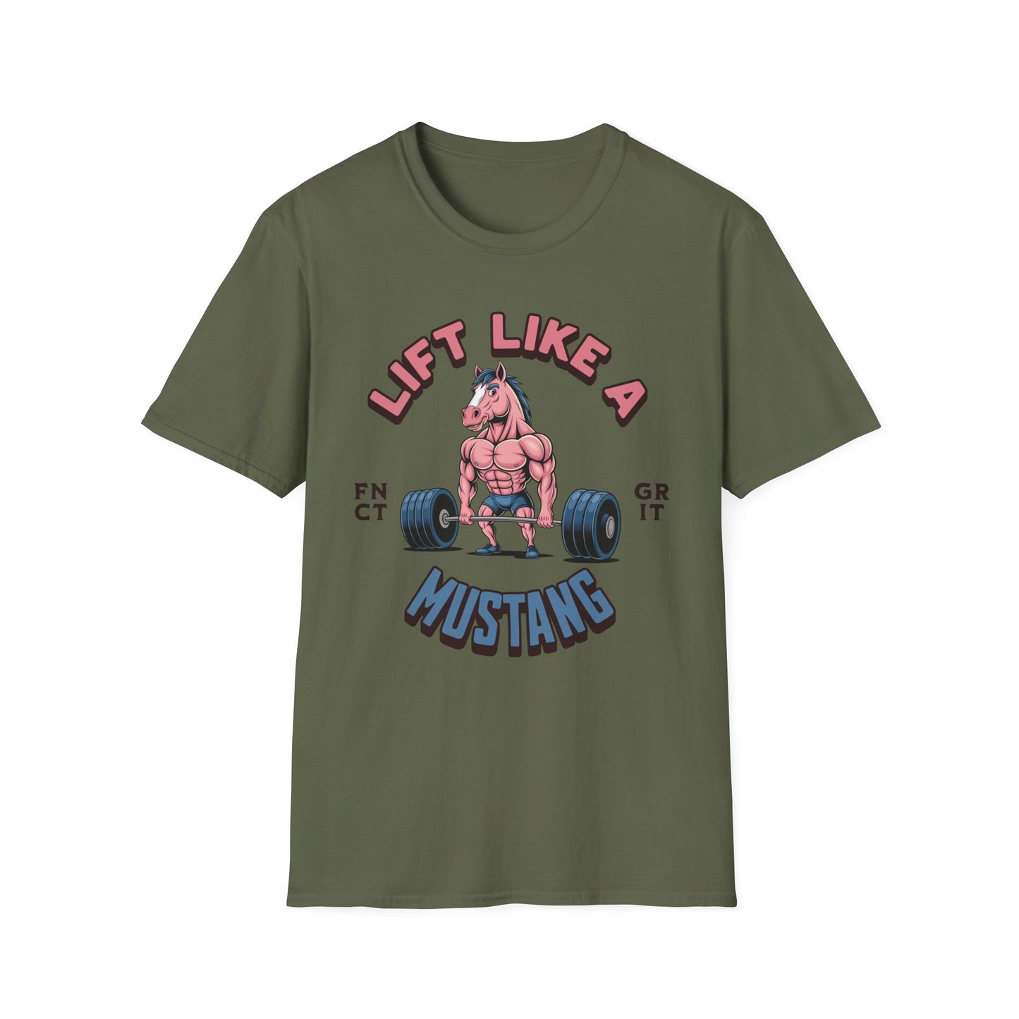 Powerlifting Mustang Functional Grit T-Shirt