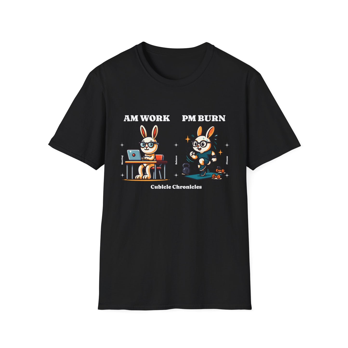 Corporate Fitness T-Shirt - HIIT AM Work PM Burn
