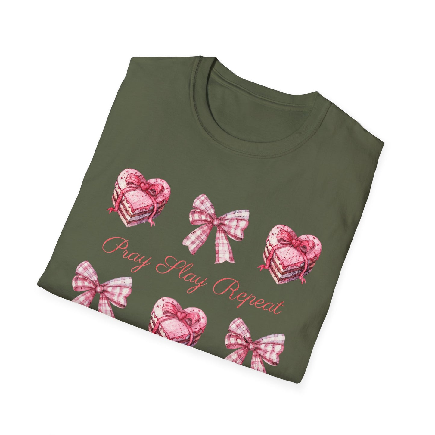 Pray Slay Repeat Faith-Based Fitness T-Shirt