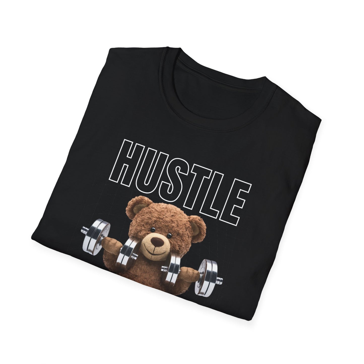 Hustle Muscle Bear Gym T-shirt