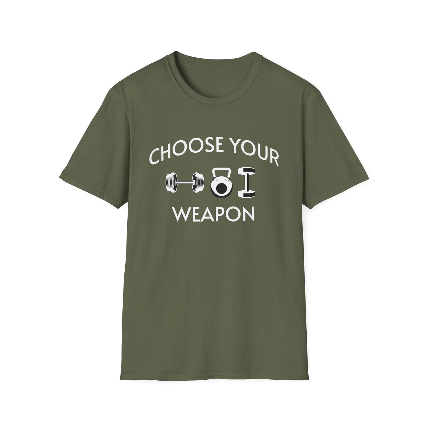 Choose Your Weapon - Fit-Over-40 Fitness T-Shirt