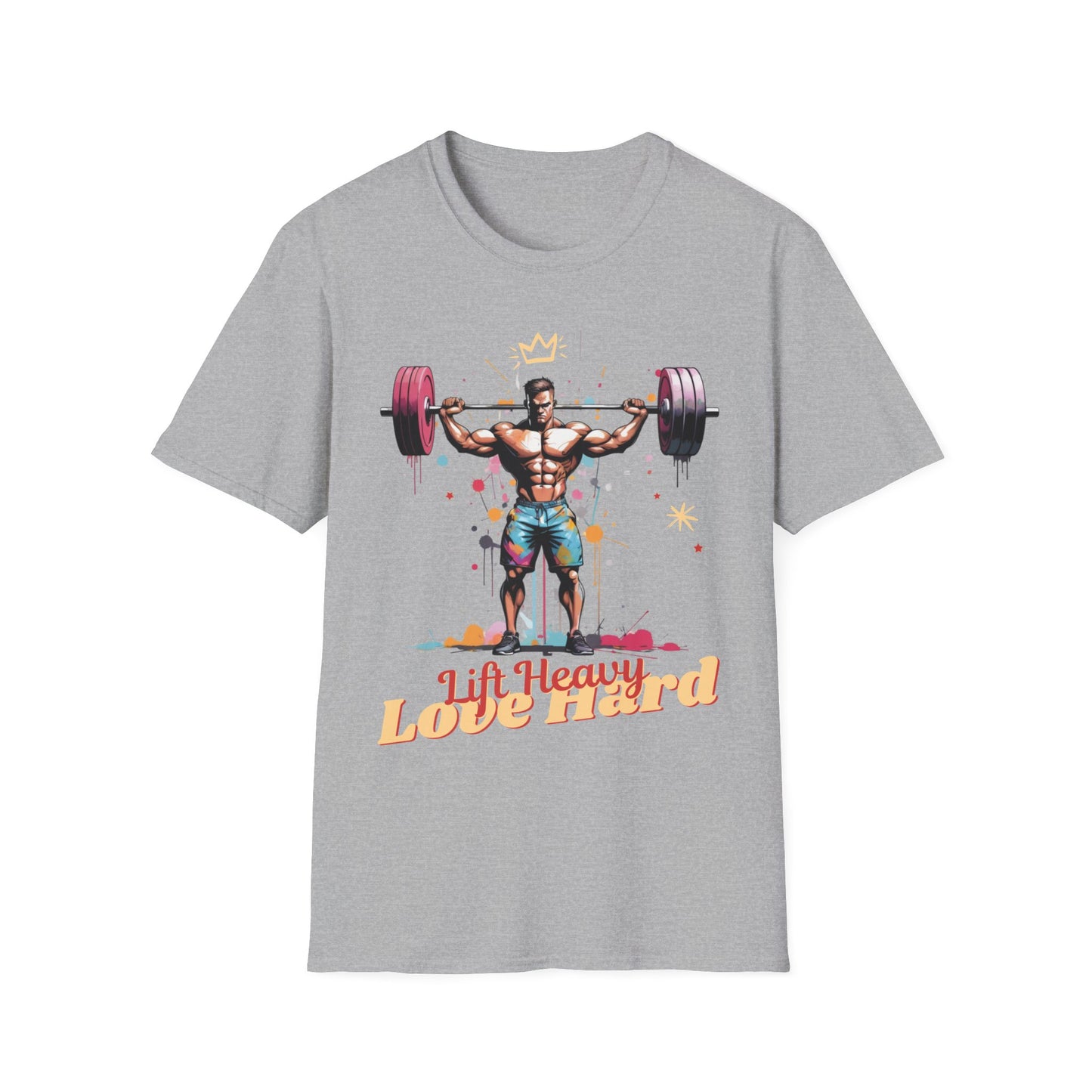 Lift Heavy Love Hard Gym T-shirt