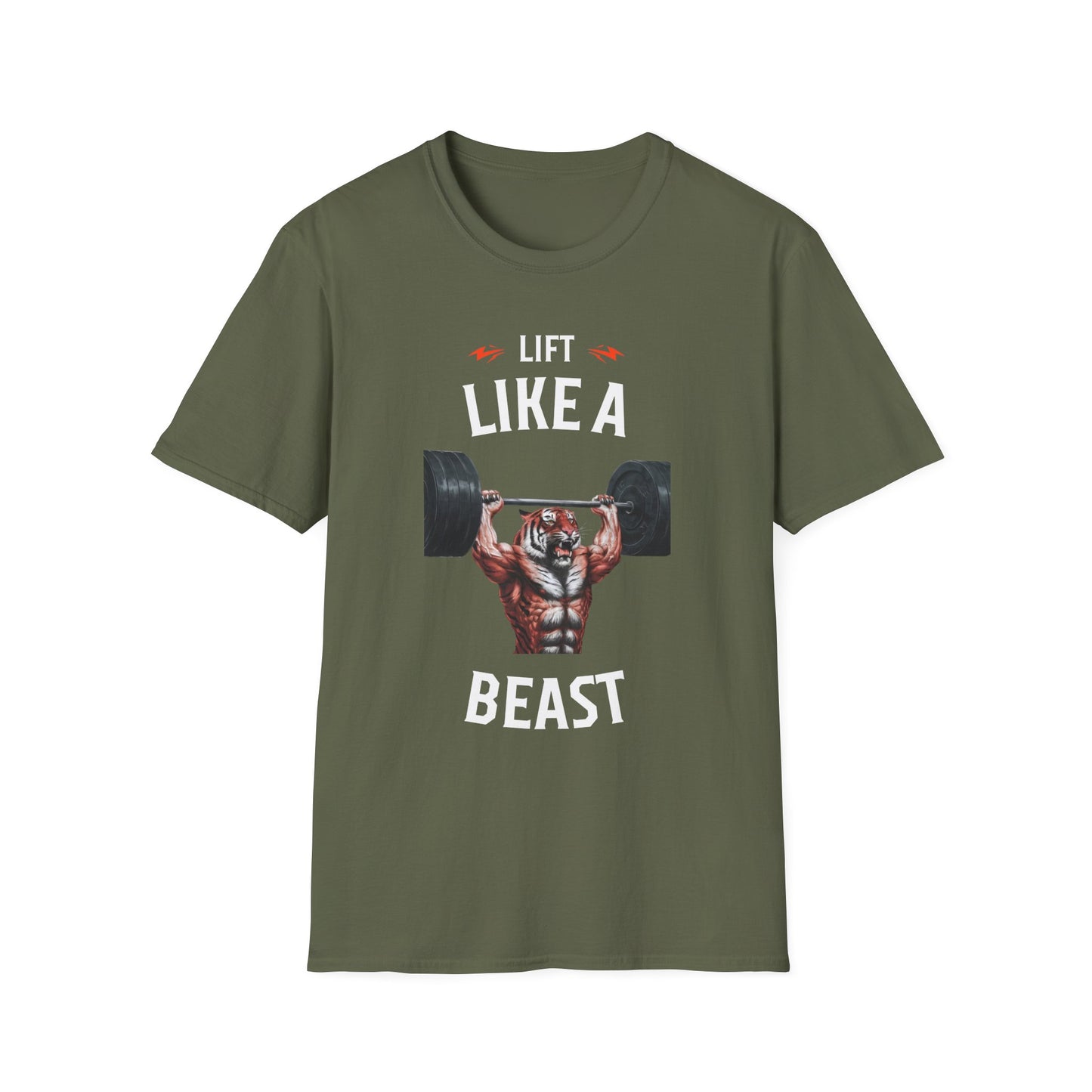 Like a Beast Gym Tiger T-Shirt