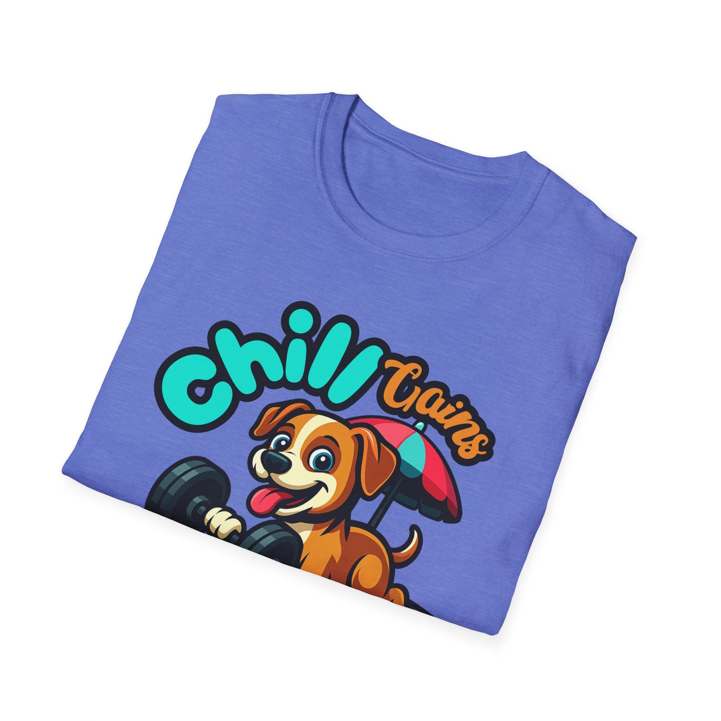 Chill Gains of Workout & Worship - Faith-Based Fitness T-Shirt 2