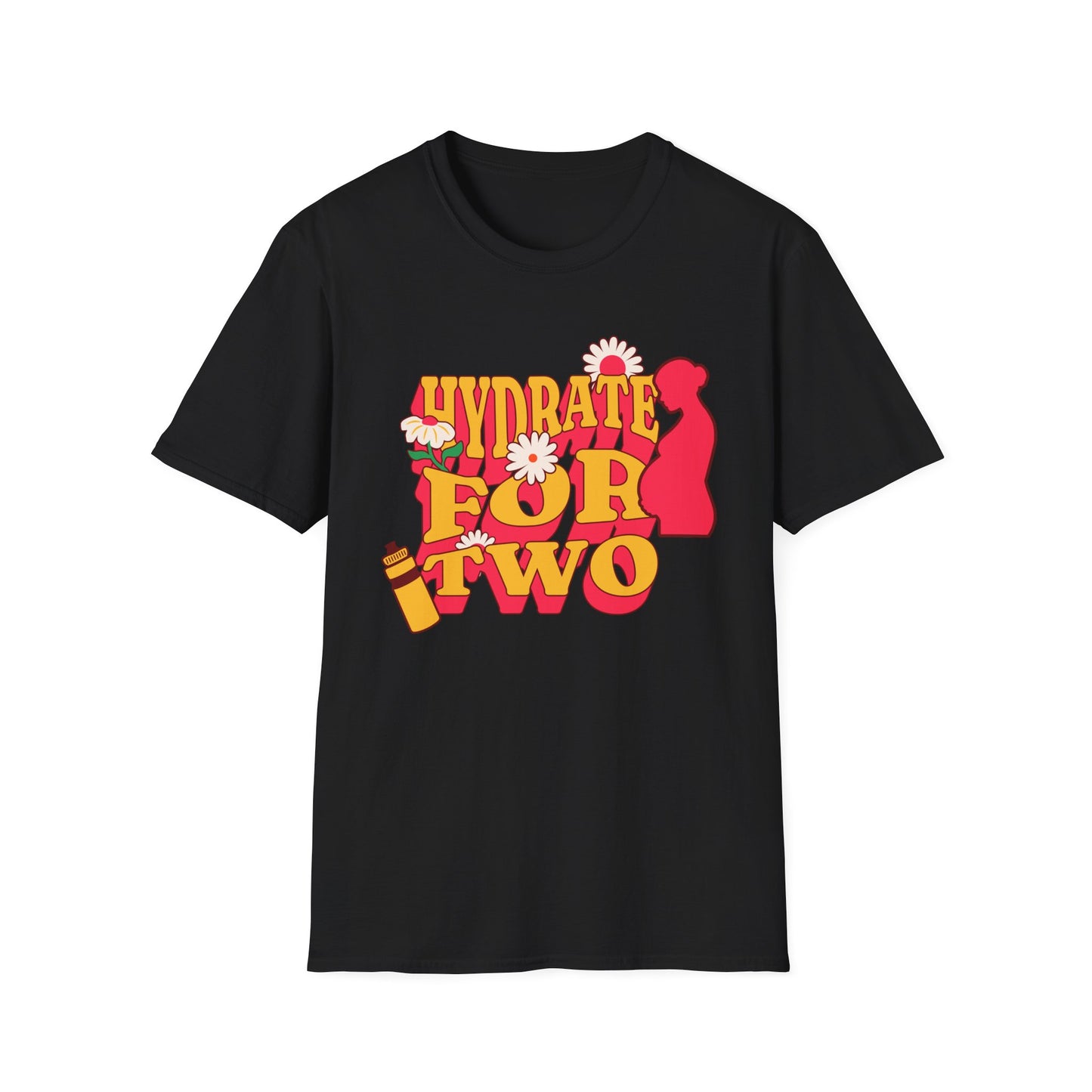 Maternity Fitness T-Shirt | Hydrate for Two Pre/Postnatal